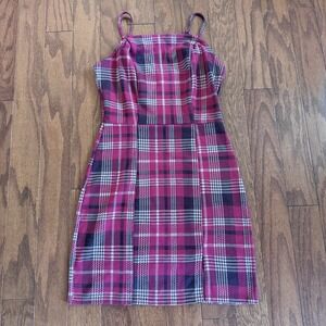 No Comment Sz S‎ Plaid Jumper Dress Sleeveless Schoolgirl Gossip Girl Y2K 90s